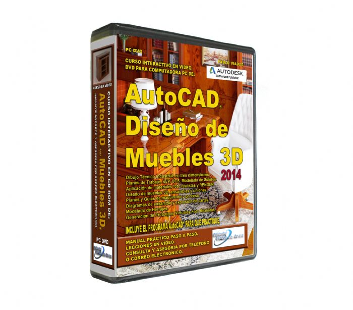 AutoCAD Diseño de Muebles 3D, Video.